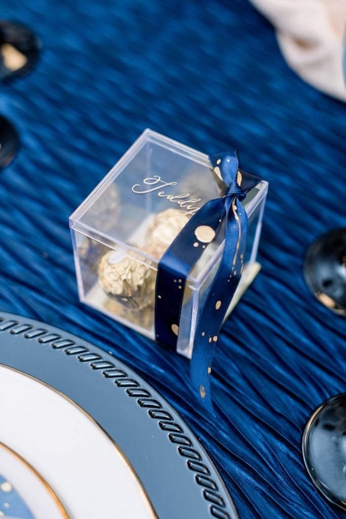 Caja de detalles para los invitados